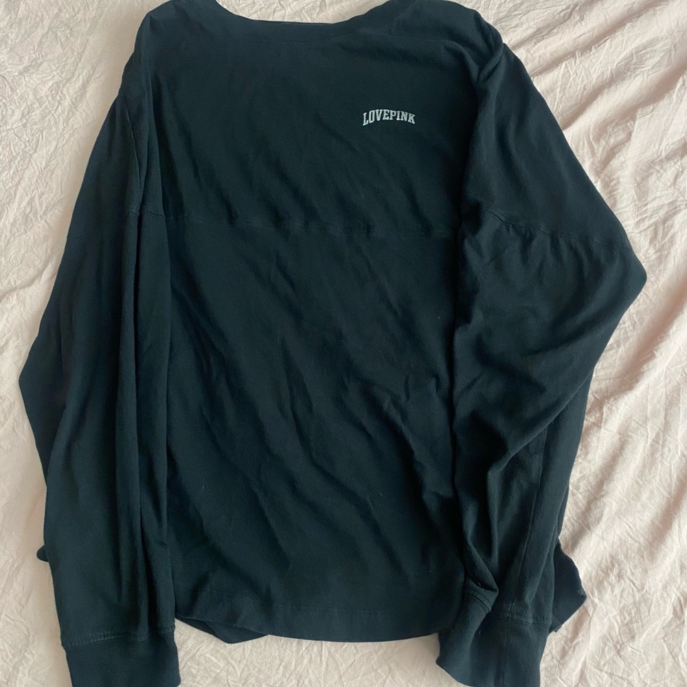 PINK Victoria's Secret Black Long Sleeve Tee